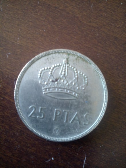 25 pesetas